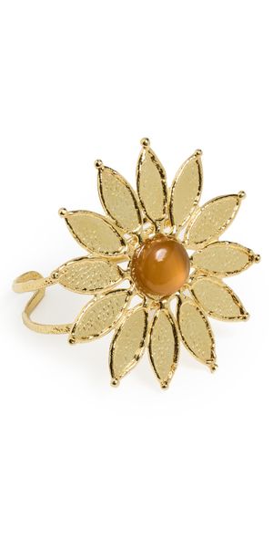Sylvia Toledano Sunflower Cuff Yellow One Size