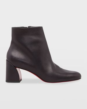 55mm Turela Leather Side-Zip Booties