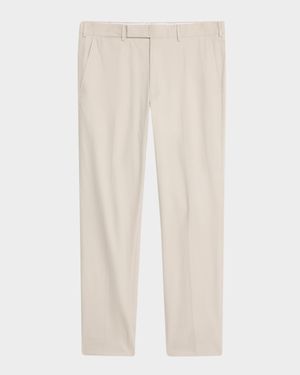 Men's Flat-Front Linen Pants