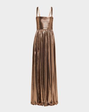 Iris Metallic Maxi Dress
