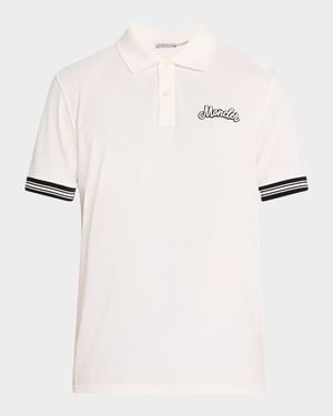 Men's Cotton Logo Polo Shirt