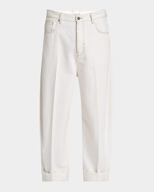 Men's Relaxed Straight Fit Five-Pocket Pants