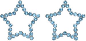 Safsafu Silver & Blue Star Earrings