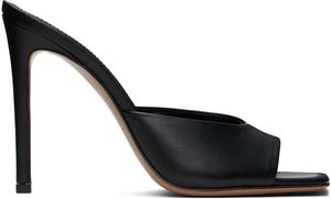 Paris Texas Black Stiletto Heeled Sandals