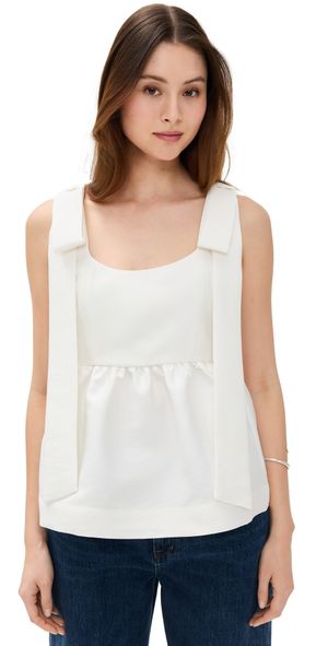 ALIGNE Alina Bow Tie Top White 16