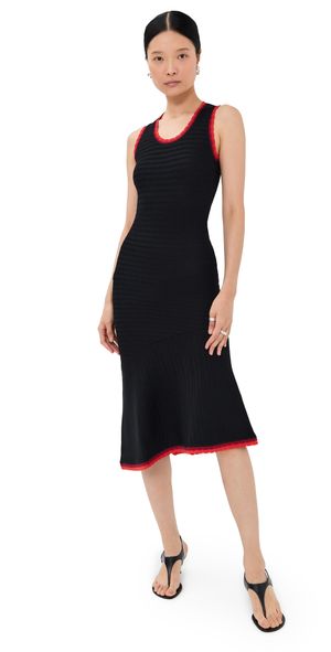 Wales Bonner Sun Knit Dress Black XS