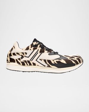 Men's Meteor Mesh Zebra Pony Runner Sneakers