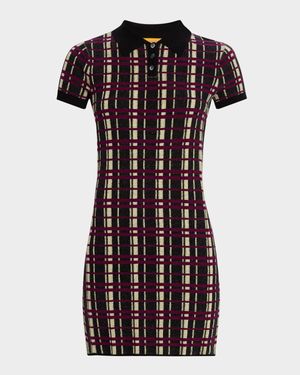 Plaid Polo Dress