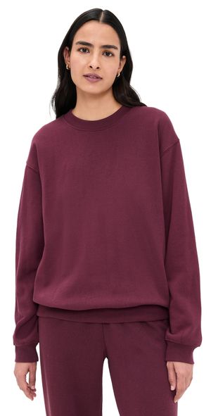Z Supply Boyfriend Sweatshirt Merlot M