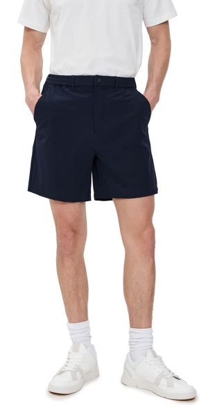 Quiet Golf Monogram Tech Shorts 7.75 Navy XL