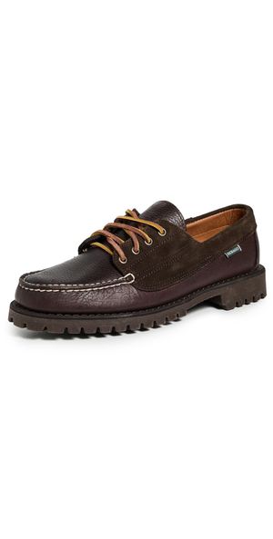 Sebago Askook Lug Suede Lace Up Shoes Dark Brown/Brown Brunette 10