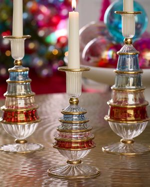 7" Tree-Shaped Candle Holder