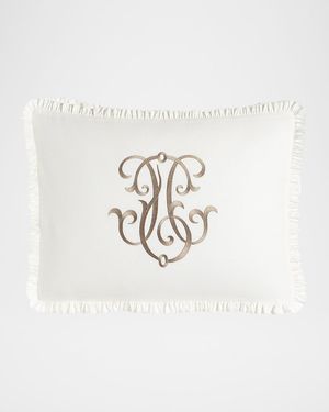 Each Essex King Embroidered White Box Sham
