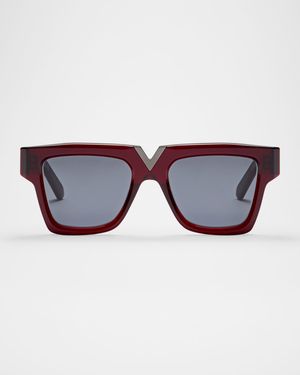 V-Gold I Acetate Square Sunglasses