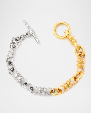 Two-Tone Link Bracelet