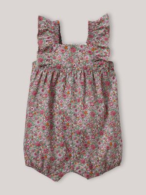 Cyrillus - Combi-bloomer en tissu liberty - Taille 24M - Rose