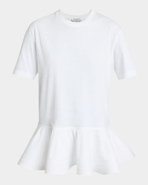 Short-Sleeve Peplum T-Shirt