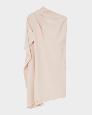 Ellery Draped High-Low Shift Dress