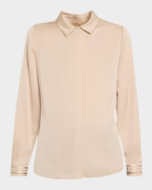 Devin Shimmer Embroidered Blouse