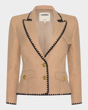 Wylla Structured Single-Breasted Blazer