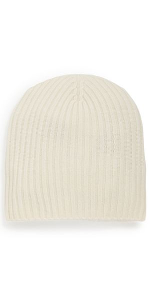 Jenni Kayne Cashmere Beanie Ivory One Size
