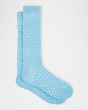 Men's Jeremy Polka Dot Crew Socks