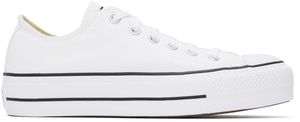 Converse Baskets basses Chuck Taylor All Star blanches à plateforme