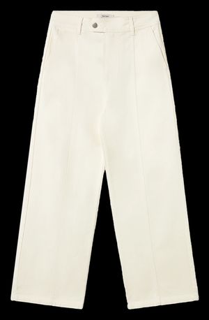 The Tiny Big Sister - Pantalon large en coton - Taille 40 - Blanc