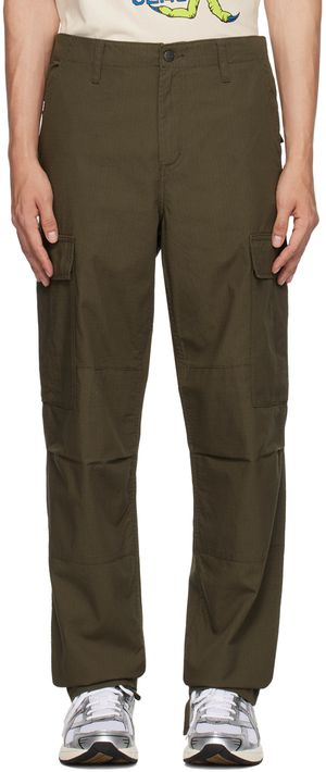 Carhartt Work In Progress Khaki Drawstring Cargo Pants