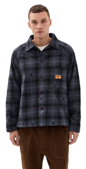 Service Works Thistle Plaid FOH Jacket Black S