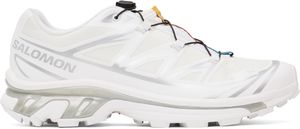 Salomon White XT-6 GORE-TEX Sneakers