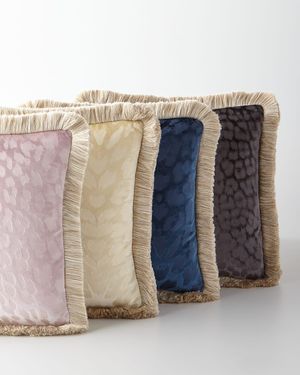 Monogram Velvet Pillow, 16"Sq.