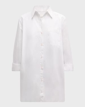 Lunch at Loulou Bubble-Hem Shirtdress