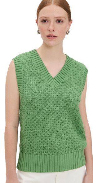 Varley Antonella Knit Vest English Ivy M