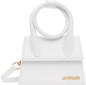 JACQUEMUS White Les Classiques 'Le Chiquito Noeud' Bag