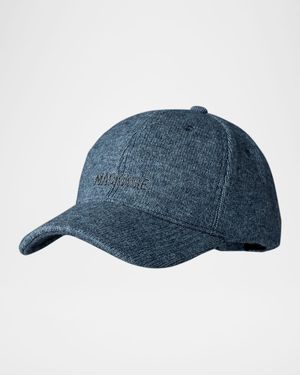 Men's Anderson Wool and Cashmere Logo Baseball Cap