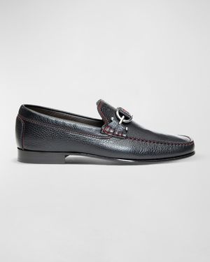 Men's Dacio Contrast-Stitch Loafers