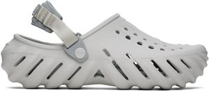 Crocs Sandales grises à semelle Echo