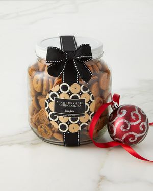 20 oz. Mini Chocolate Chip Cookies in Holiday Jar