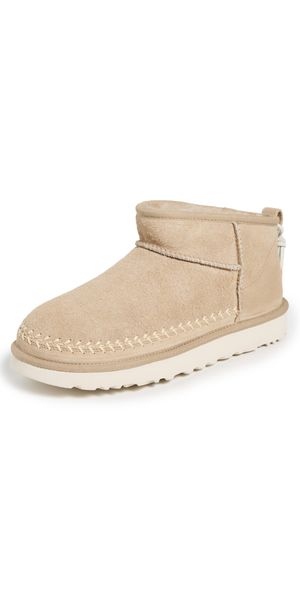 UGG W Classic Ultra Mini Biarritz Boots Mustard Seed 7