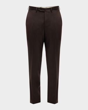 Men's Solid 150s Wool Twill Pants
