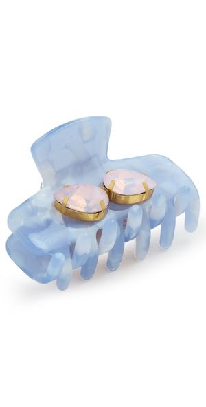 Lele Sadoughi Mini Crystal Claw Clip Lilac One Size