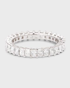 Platinum Radiant FG/VS Diamond Eternity Band, Size 6.75, 2.22tcw