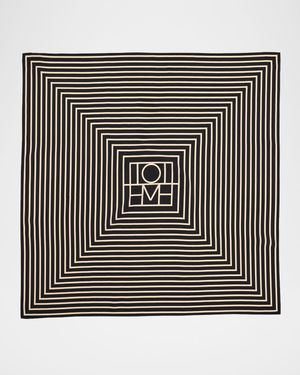 Signature Monogram Silk Scarf