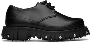 Phileo Kids Black Lace-Up Derbys