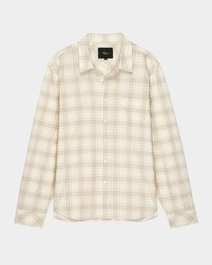 Men's Clyde Plaid Casual Button-Down Shirt
