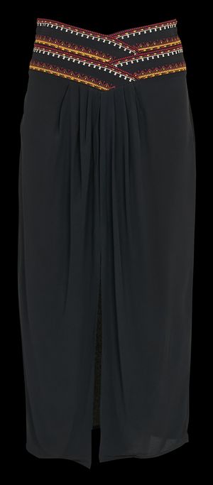 Ba&sh - Jupe midi droite - Taille 44 - Noir