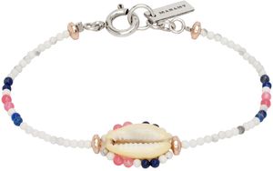 Isabel Marant White Beaded Bracelet