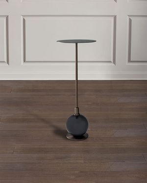 Boston Martini Table, Black Marble