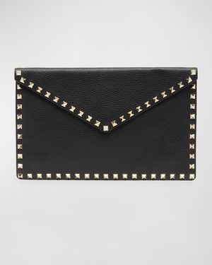 Rockstud Large Envelope Clutch Bag